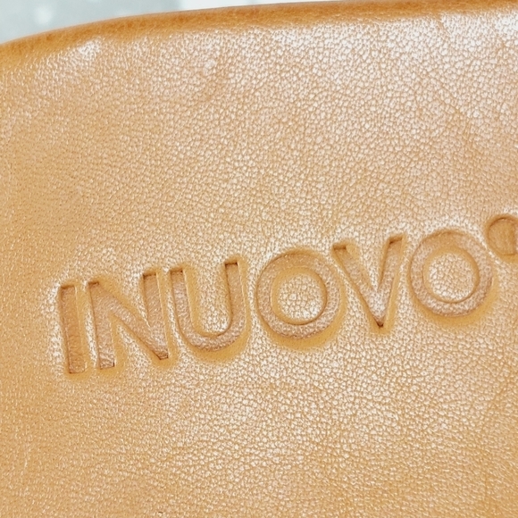 NEW Inuovo Brown Leather Sling Back Buckle Strap Summer Thong Sandals M824 - Picture 10 of 11